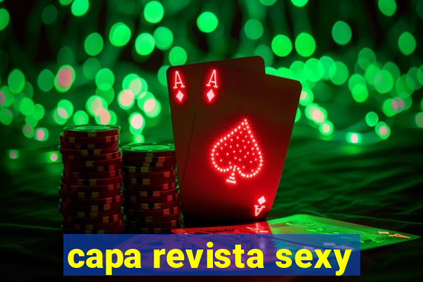 capa revista sexy